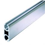 Keder dobbel skinne aluminium, 21x50mm, til keder �10-13mm