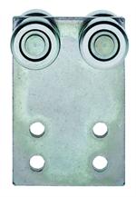Dobbel forh�ngsl�bere med st�l kuglelejer F=1200 N galvaniserede A: 28mm til nr. 100�L:75 B:21 D:22mm