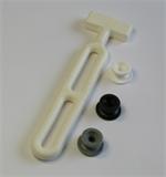 Gummistrop L:160mm hvid